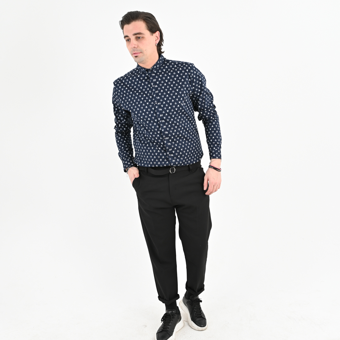 AK802 Overshirt Mao Blue - Image 2