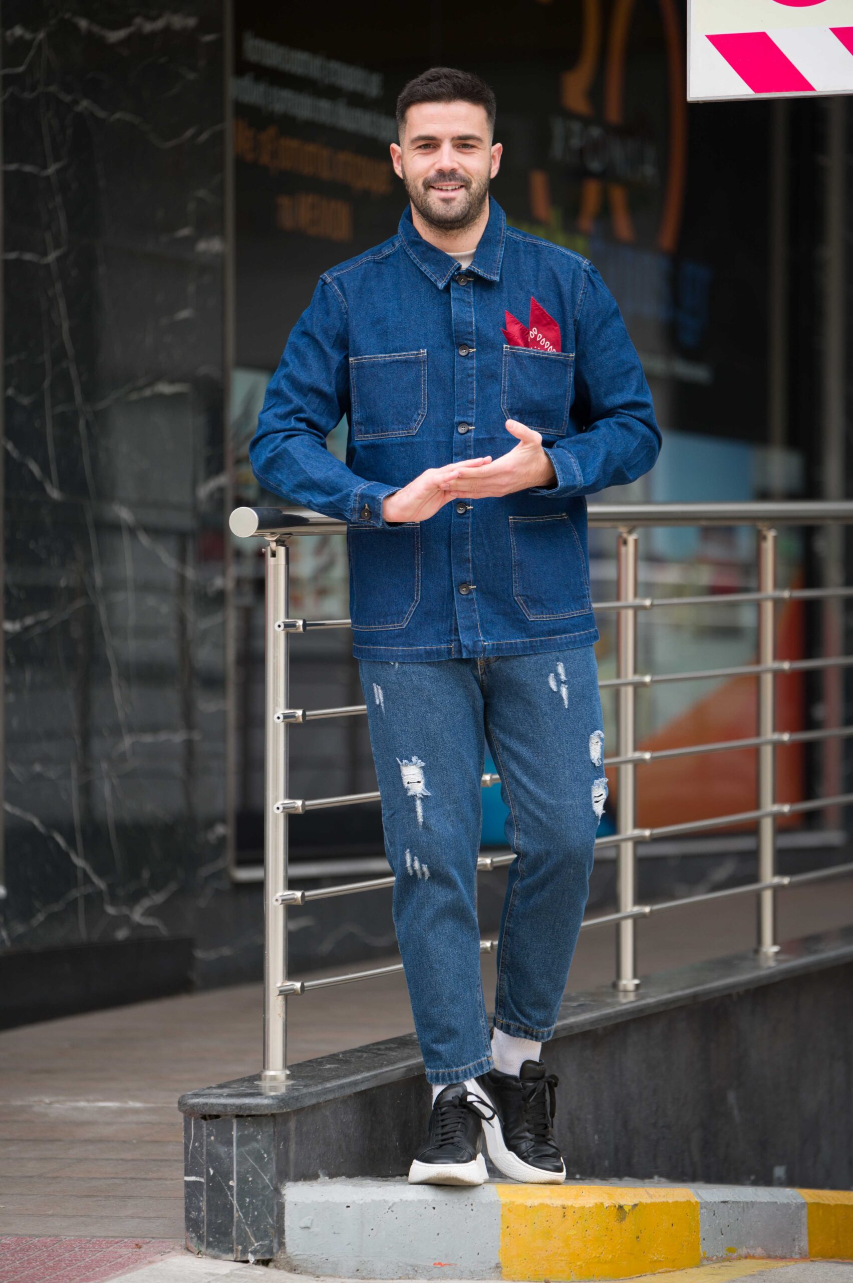 ART 063 Blue Denim Shirt - Image 4