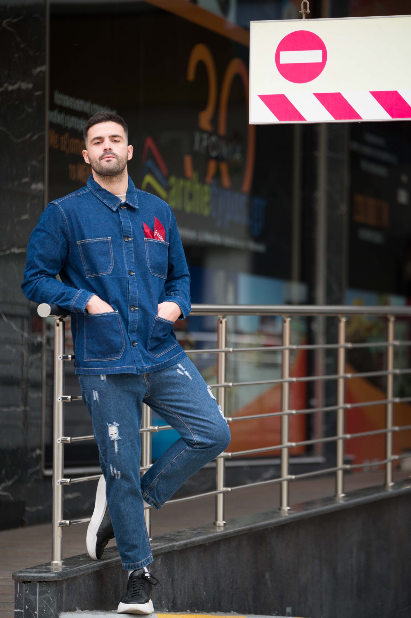 ART 063 Blue Denim Shirt - Image 5