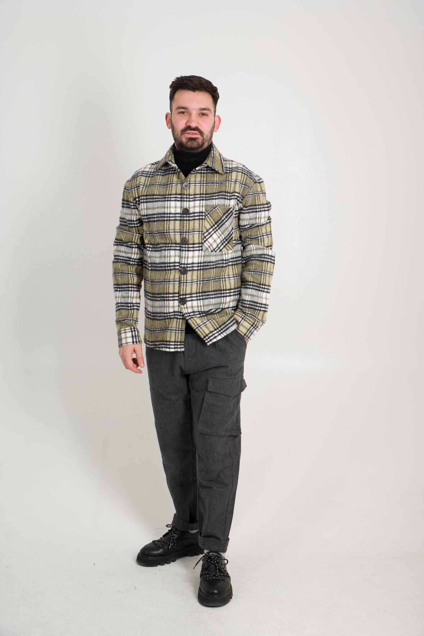 CAM C3147 Overshirt Senape - Image 2