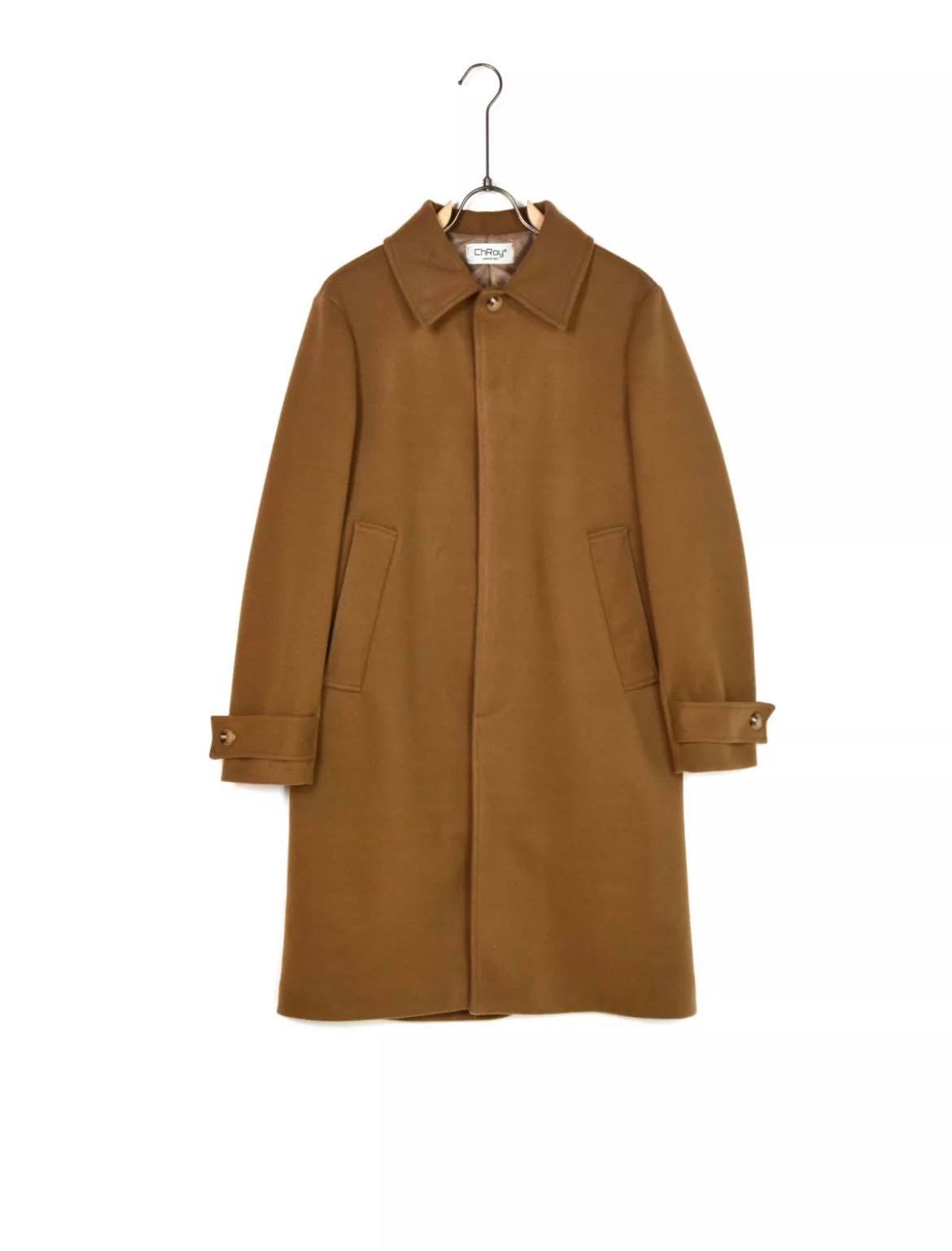 ART05 Μακρύ παλτό με κουμπί Camel - Image 2