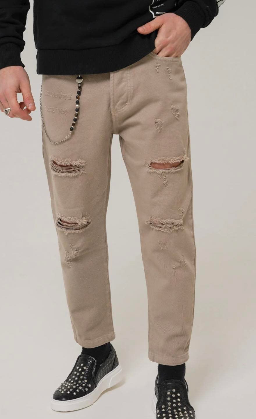 ART CR97 JEAN BEIGE Loose Fit - Image 2