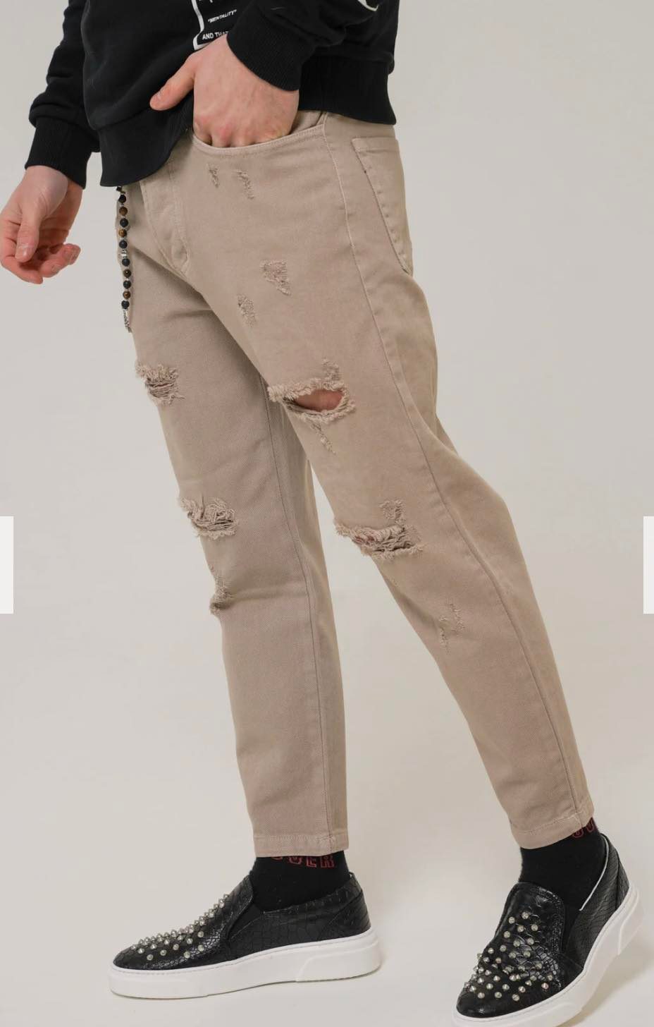 ART CR97 JEAN BEIGE Loose Fit - Image 4