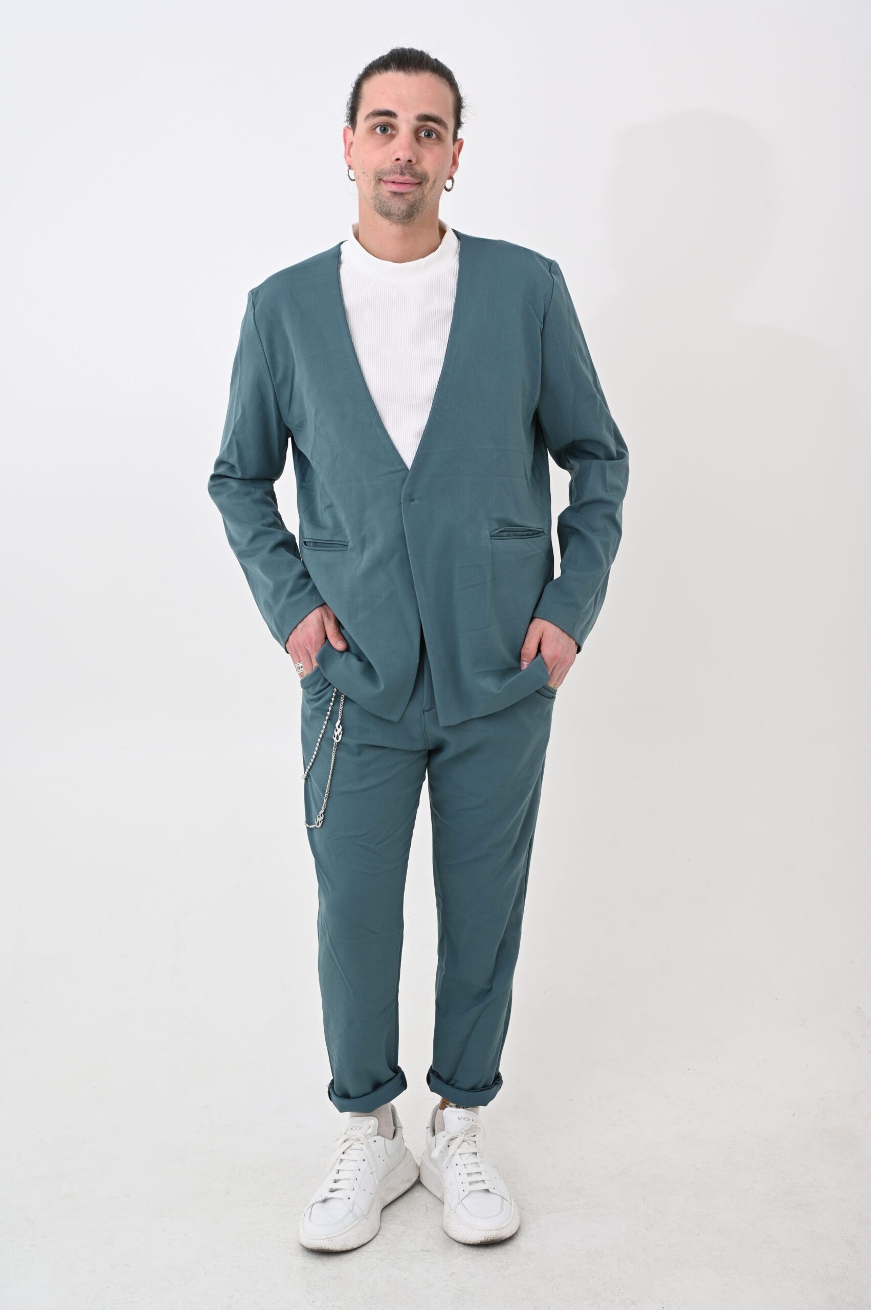 ART B85 Pants Aqua Verde - Image 4