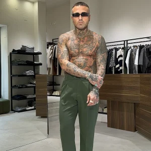 ART WHISKY PANTS XAKI