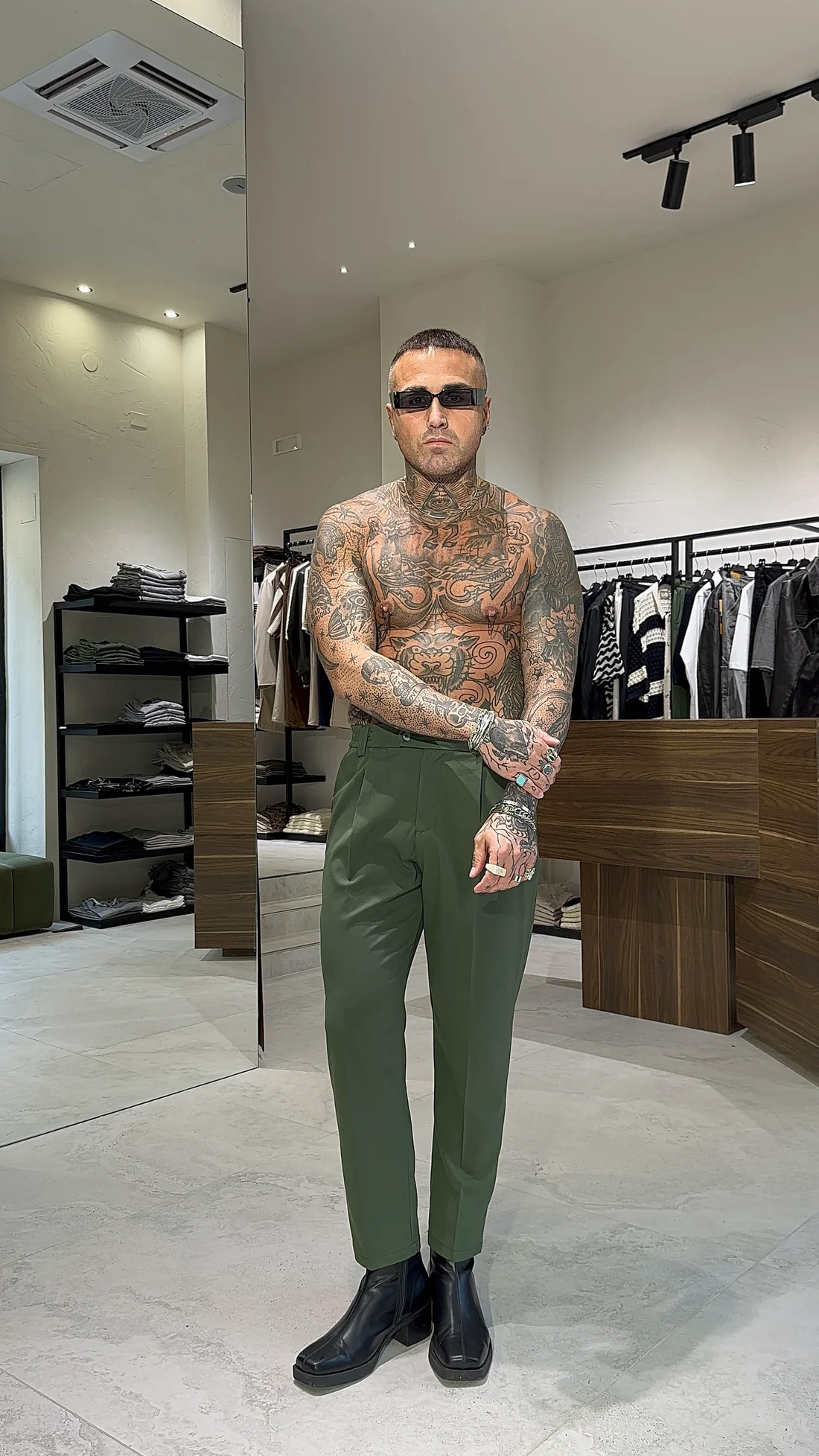 ART WHISKY PANTS XAKI