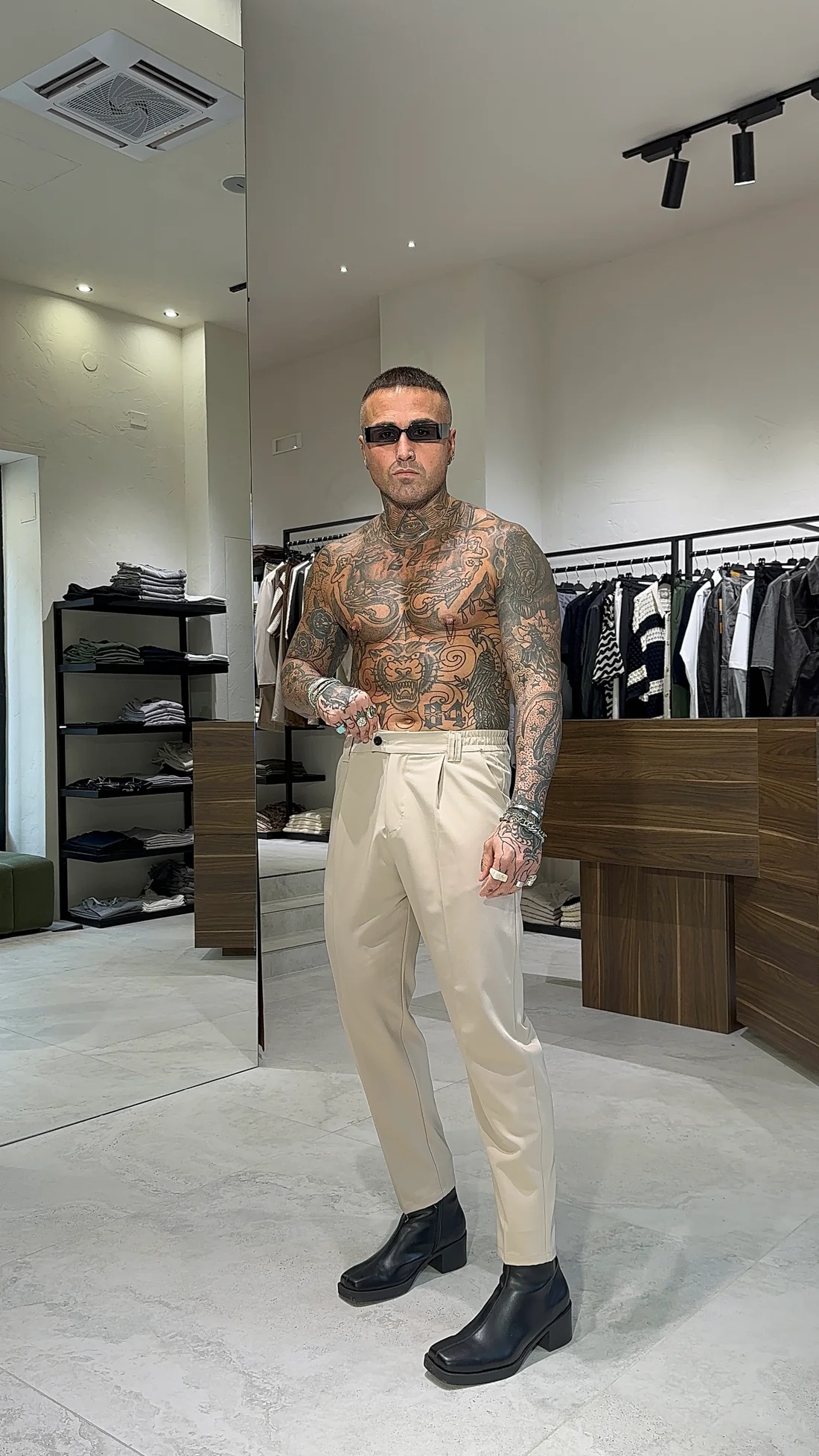 ART WHISKY PANTS BEIGE