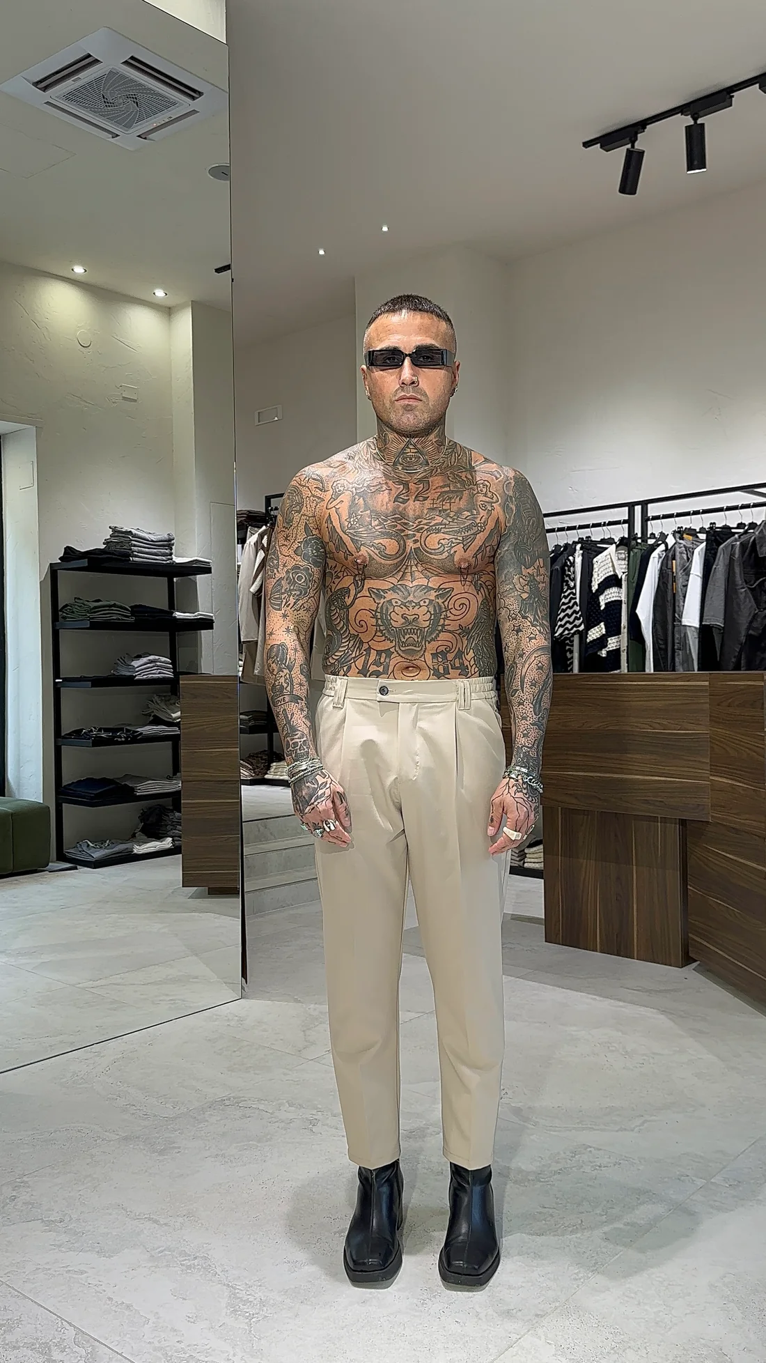 ART WHISKY PANTS BEIGE - Image 2