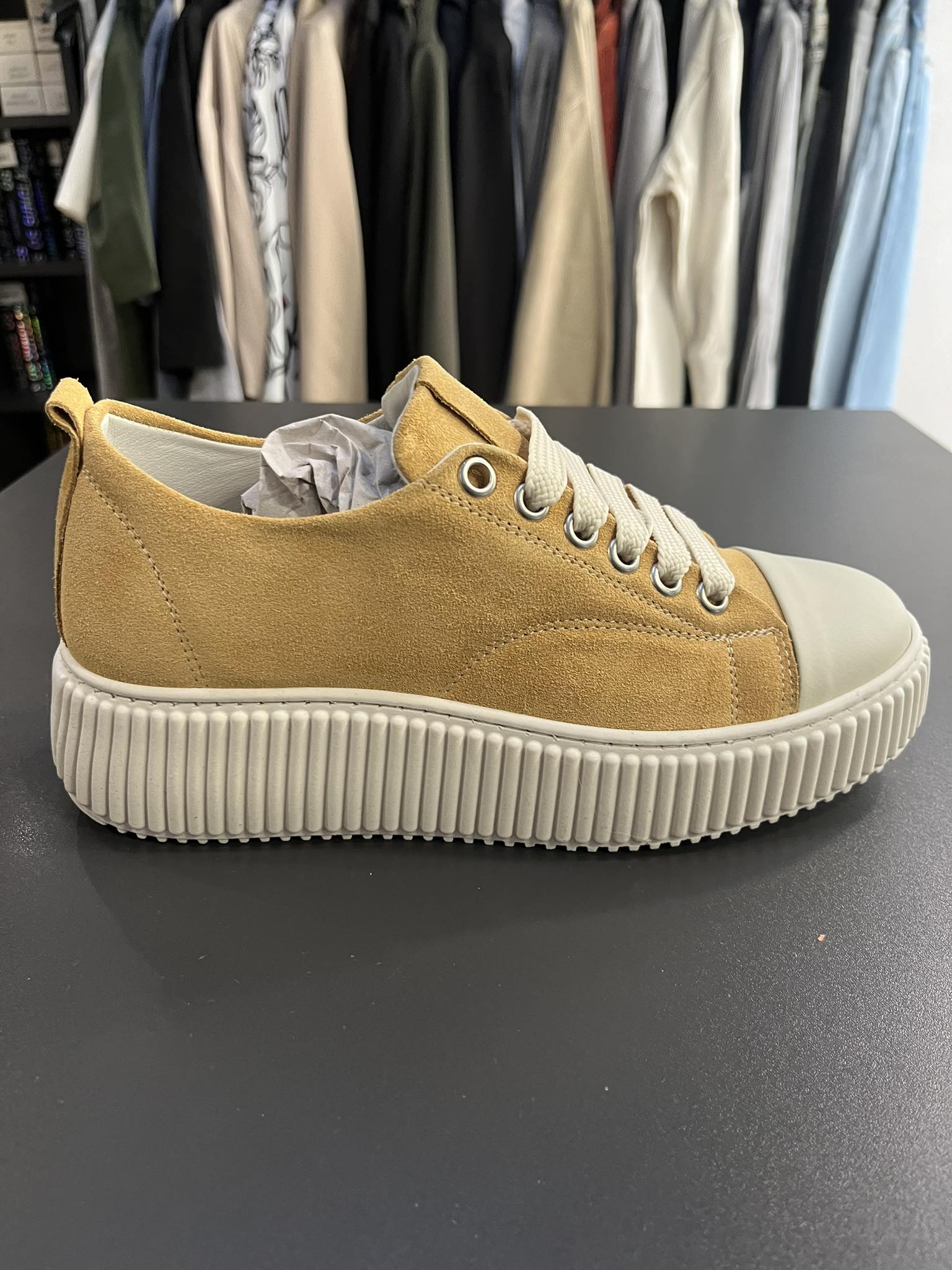 Ανδρικά Δίπατα Sneakers 01 YELLOW