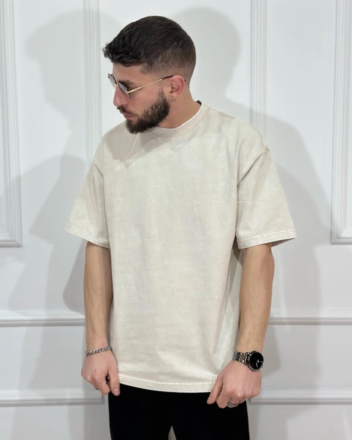 ART Destroy T-Shirt BEIGE - Image 3