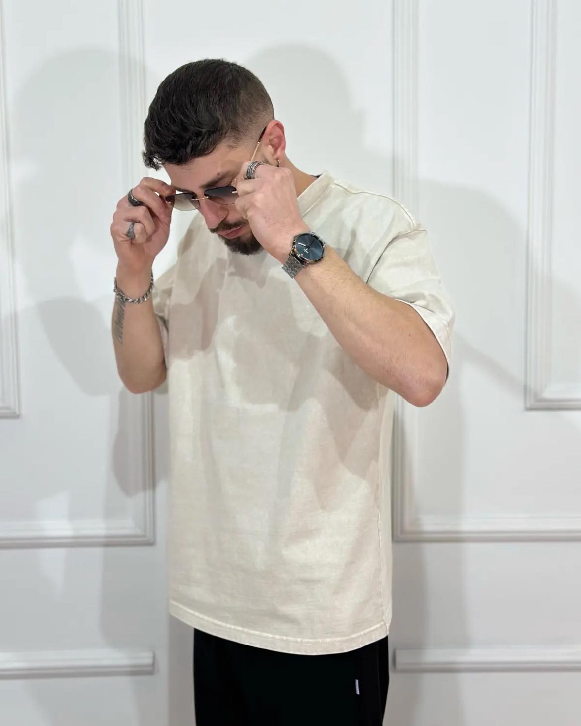 ART Destroy T-Shirt BEIGE