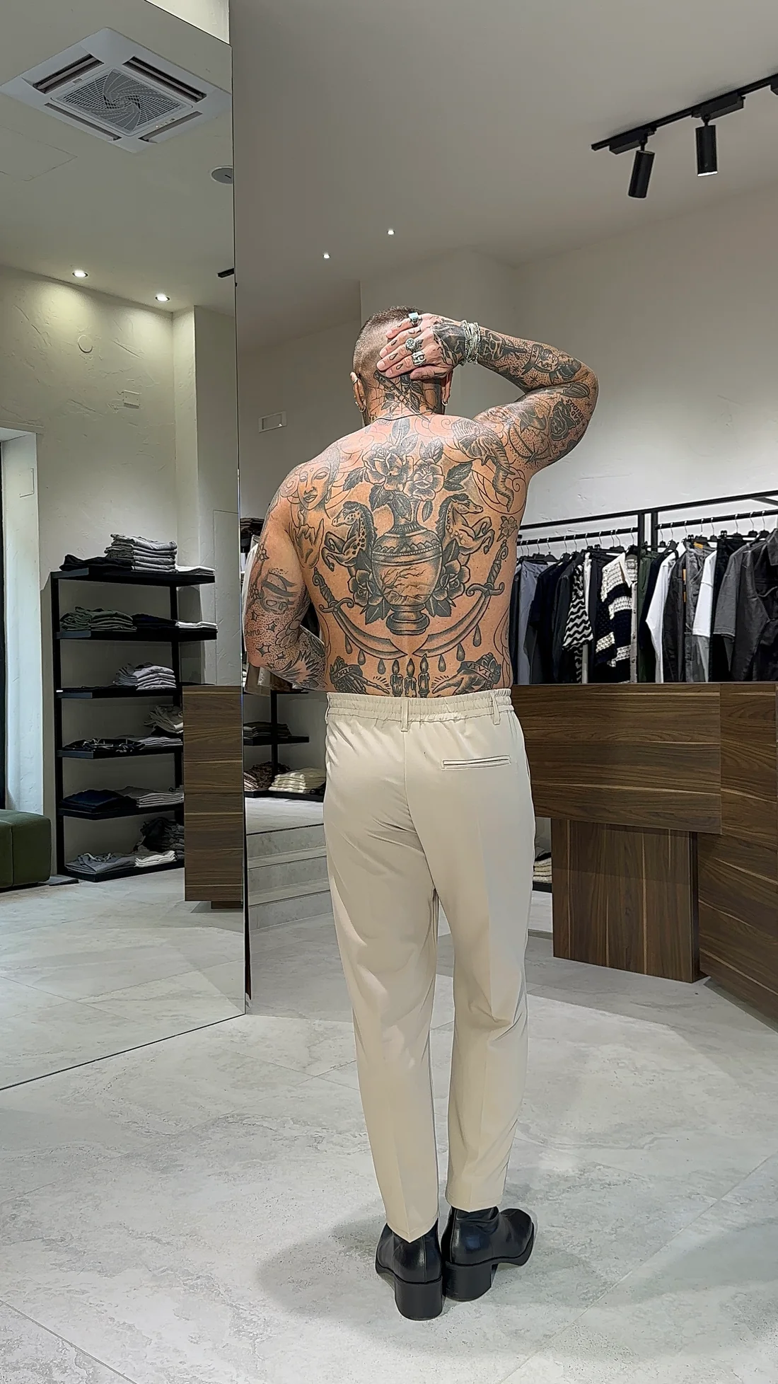 ART WHISKY PANTS BEIGE - Image 3